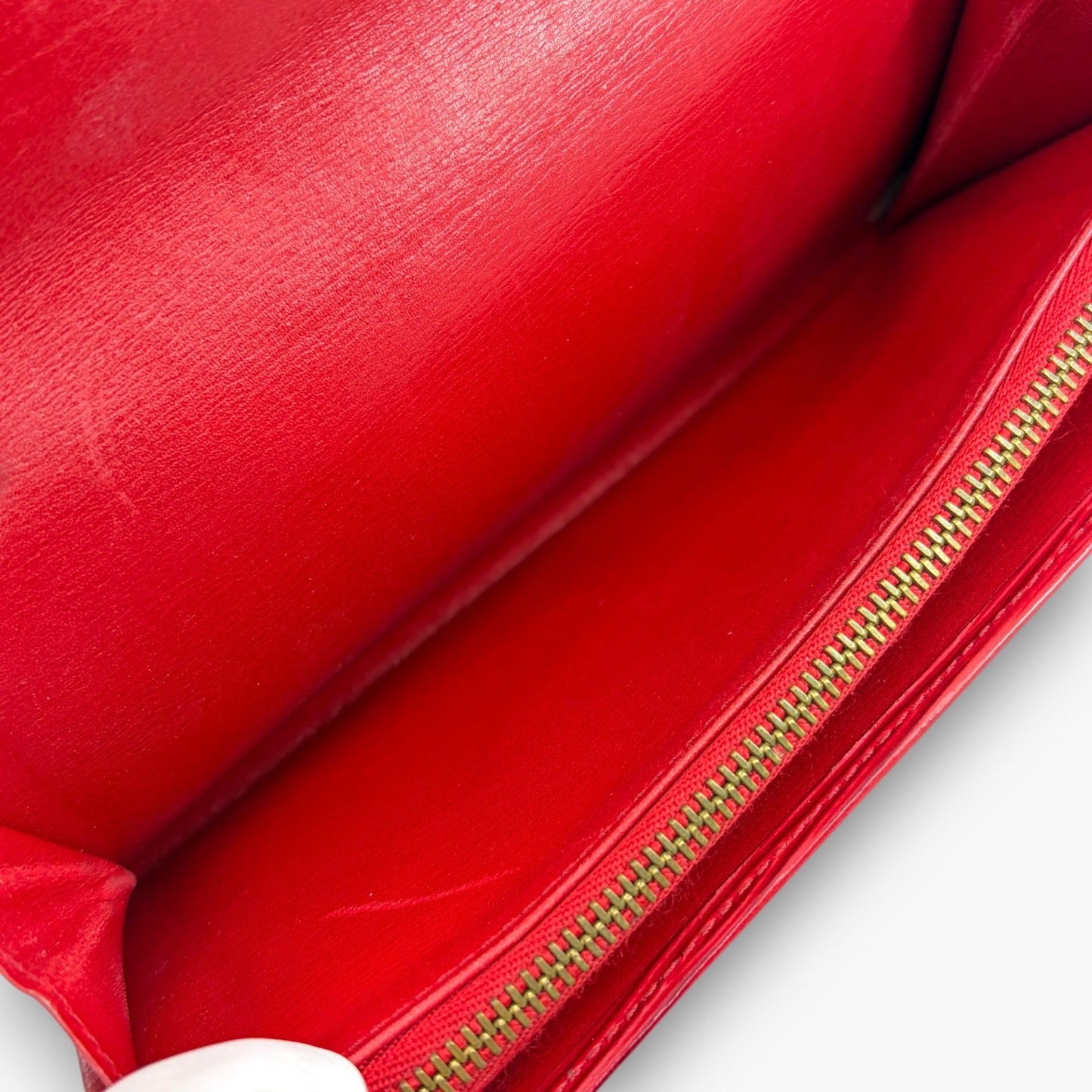 Louis Vuitton Epi Pochette Porte-Monnaie Credit Long Wallet Red M63577