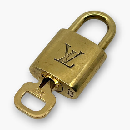 Louis Vuitton Padlock Set of 10 Gold-Tone Brass Locks & Keys pj260605