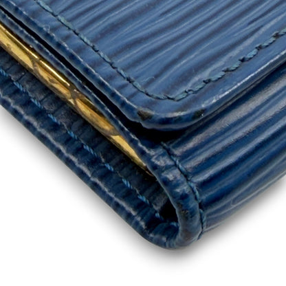 Louis Vuitton Epi Multicles 4 Key Case in Blue Leather M63825