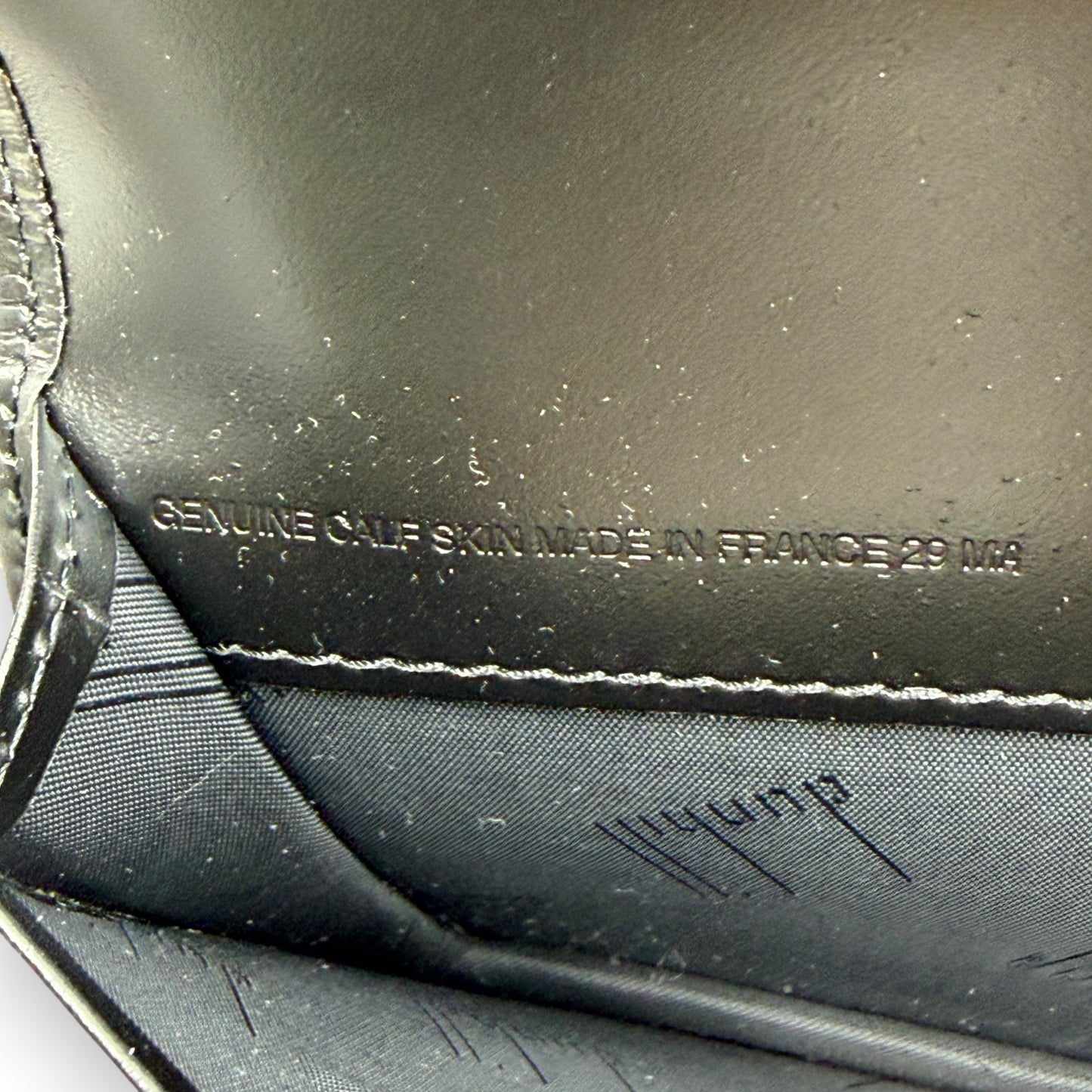 Dunhill Black Leather Long Wallet w/ Brand Card Dust Bag Box