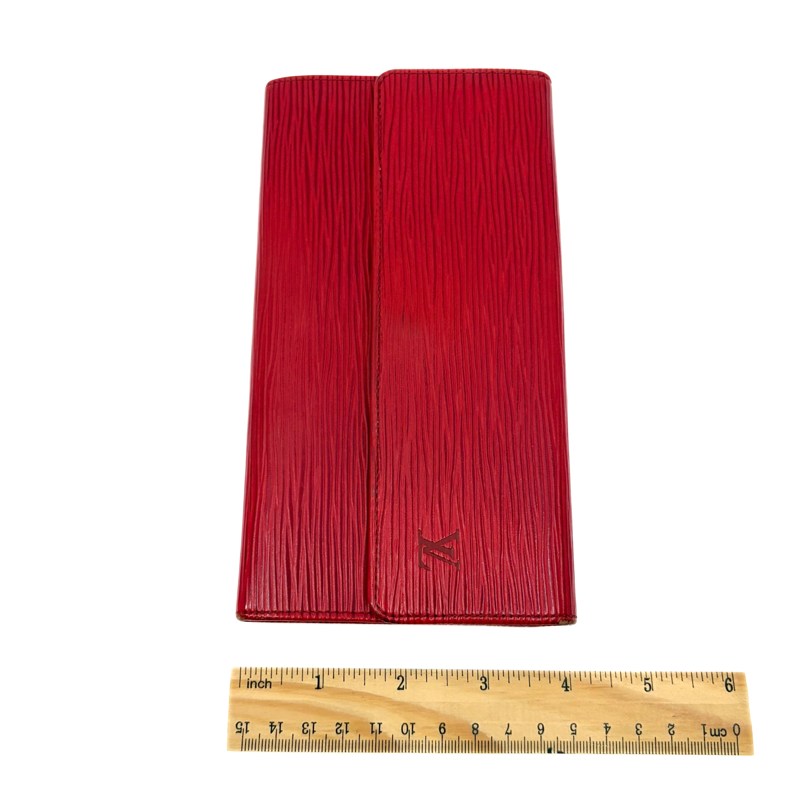Louis Vuitton Epi Pochette Porte-Monnaie Credit Long Wallet Red M63577