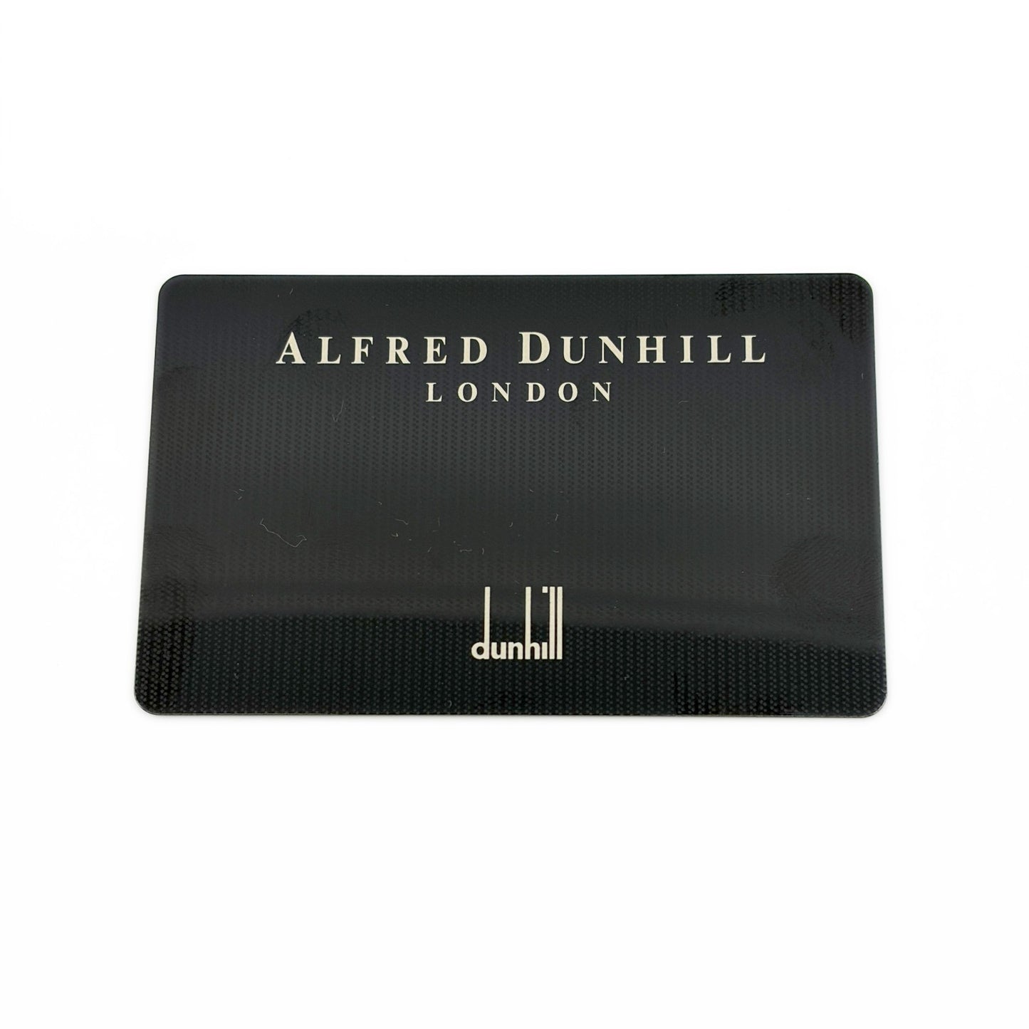 Dunhill Black Leather Long Wallet w/ Brand Card Dust Bag Box