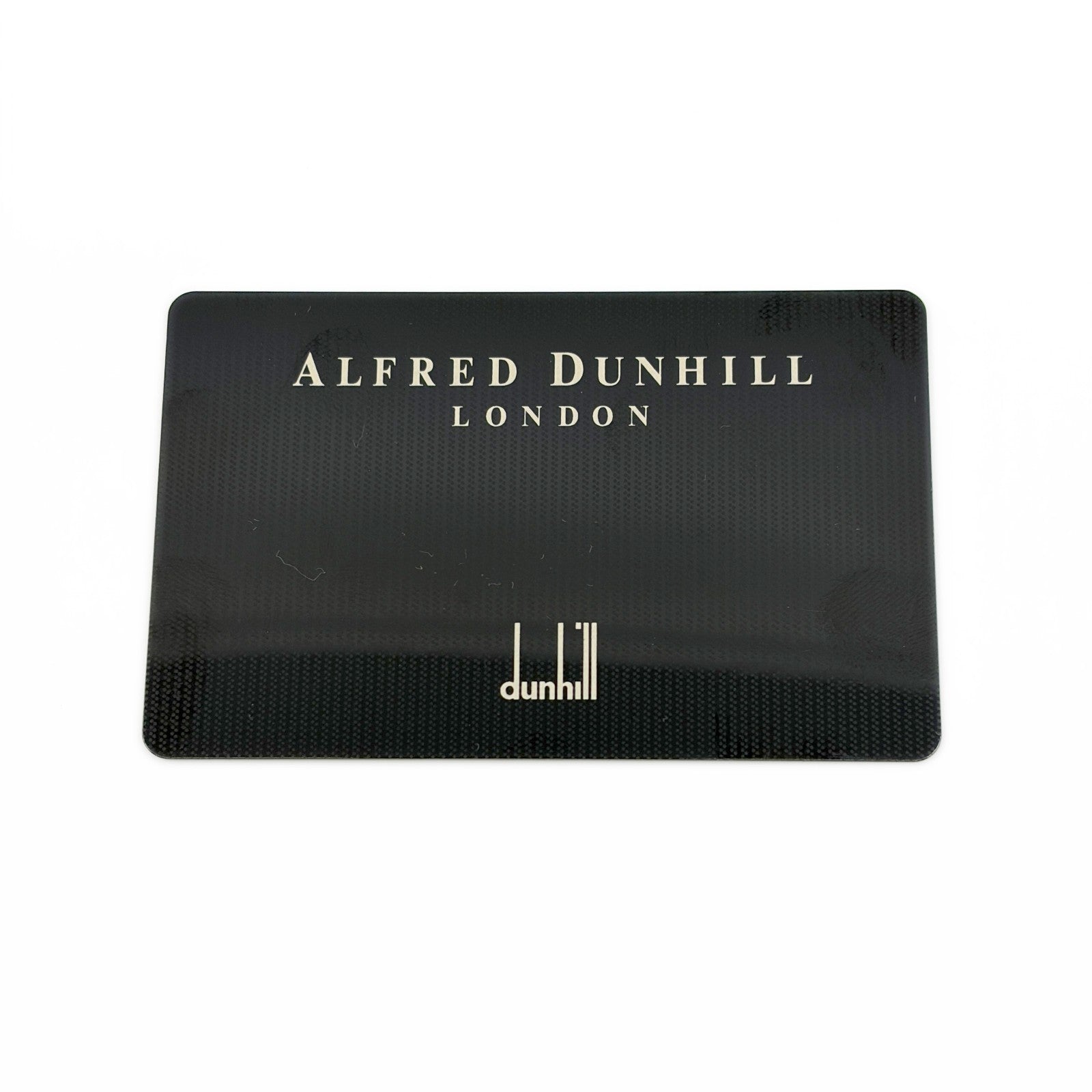 Dunhill Black Leather Long Wallet w/ Brand Card Dust Bag Box