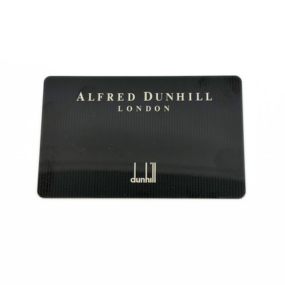 Dunhill Black Leather Long Wallet w/ Brand Card Dust Bag Box