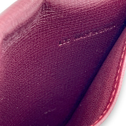 Must de Cartier Burgundy Leather Coin Purse w/ Box Cloth Certificate