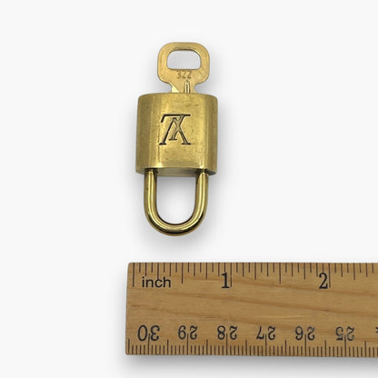 Louis Vuitton Padlock Set of 10 Gold-Tone Brass Locks & Keys pj260605